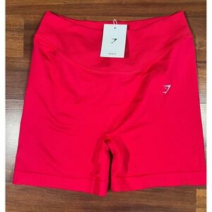 Gymshark Women's Training Shorts Seamless High Waist Hot Pink Workout Gym L